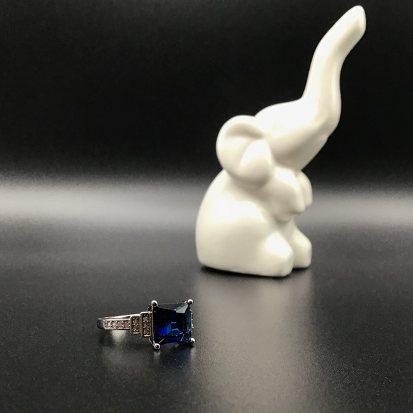 Jewelry - Faux Sapphire Cubic Zirconia Ring
